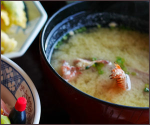 和風スープで気持ちの落ち着く食事ができる